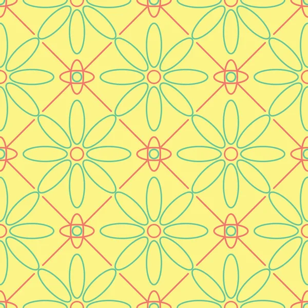 Çiçek desenli sorunsuz arka plan. Duvar kağıtları, Tekstil ve kumaş için parlak sarı, pembe ve mavi arka plan