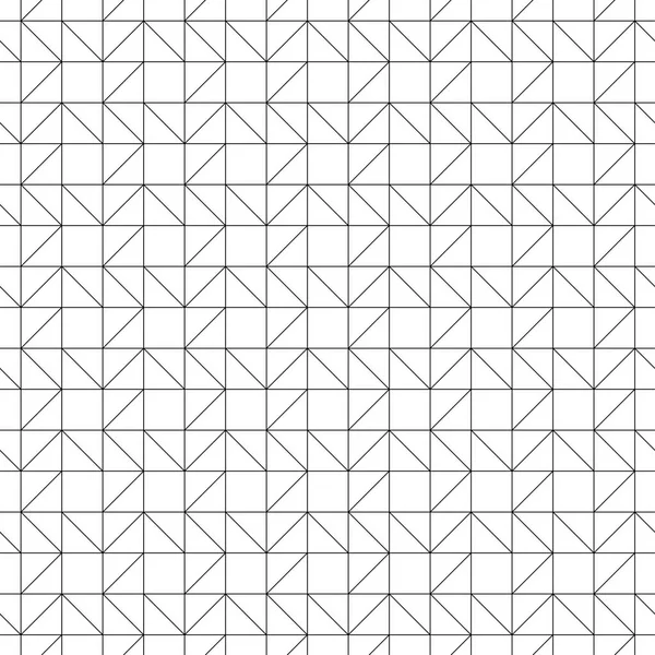 Black geometric seamless pattern on white background