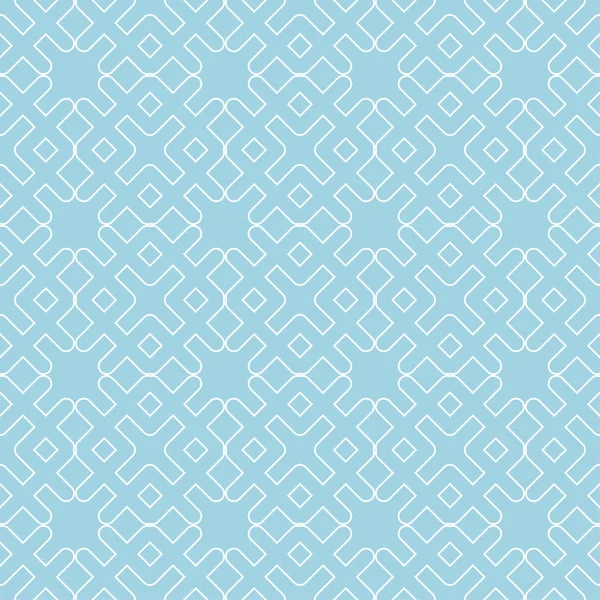 Geometrisches Ornament Marineblaues Und Weißes Nahtloses Muster Für Web Textilien — Stockvektor