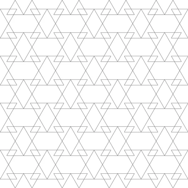 Beyaz arka planda siyah geometrik yazdır. Seamless modeli