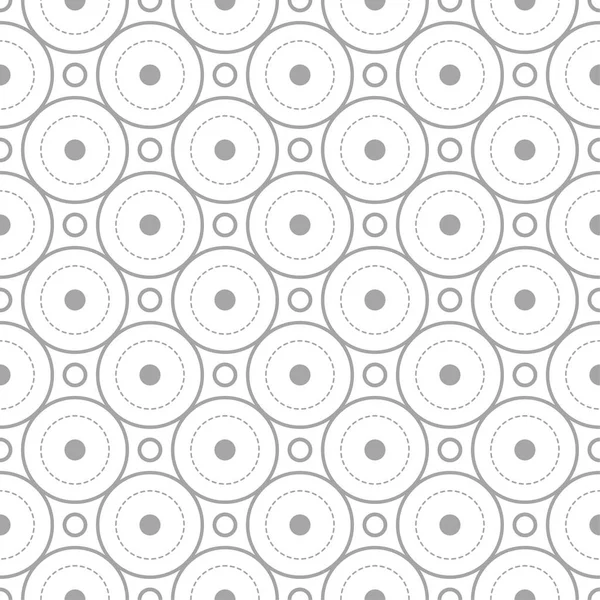 Beyaz arka planda gri geometrik süsleme. Web, Tekstil ve duvar kağıtları için seamless modeli