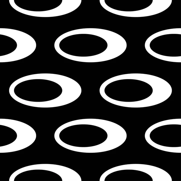 黒と白の幾何学的な装飾 Web テキスタイルや壁紙のためのシームレスなパターン — ストックベクタ