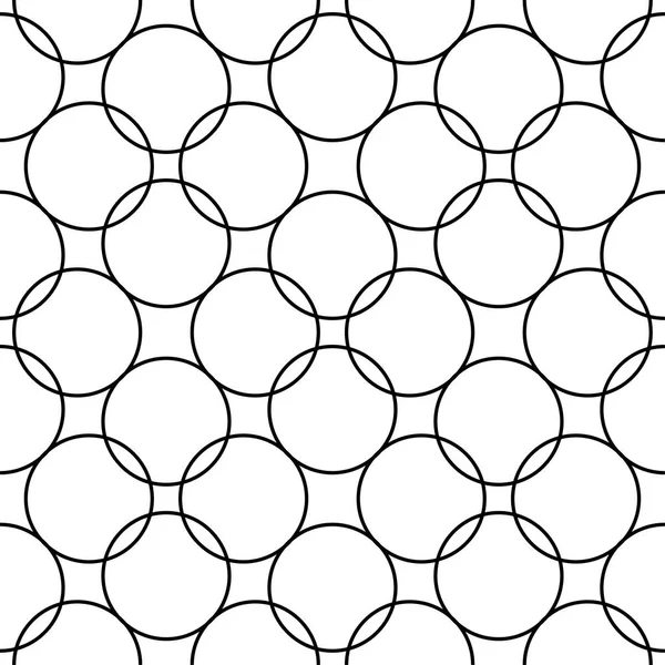 Weißes Und Schwarzes Geometrisches Nahtloses Muster Für Web Textilien Und — Stockvektor