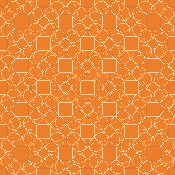 Turuncu geometrik süsleme. Web, Tekstil ve duvar kağıtları için seamless modeli