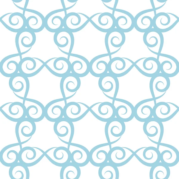 Beyaz zemin üzerine mavi çiçekler. Tekstil ve duvar kağıtları için süs seamless modeli