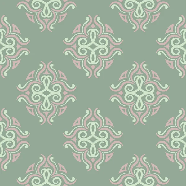 Yeşil çiçek arka plan. Duvar kağıtları, Tekstil ve kumaş için çiçek tasarımları ile Seamless modeli