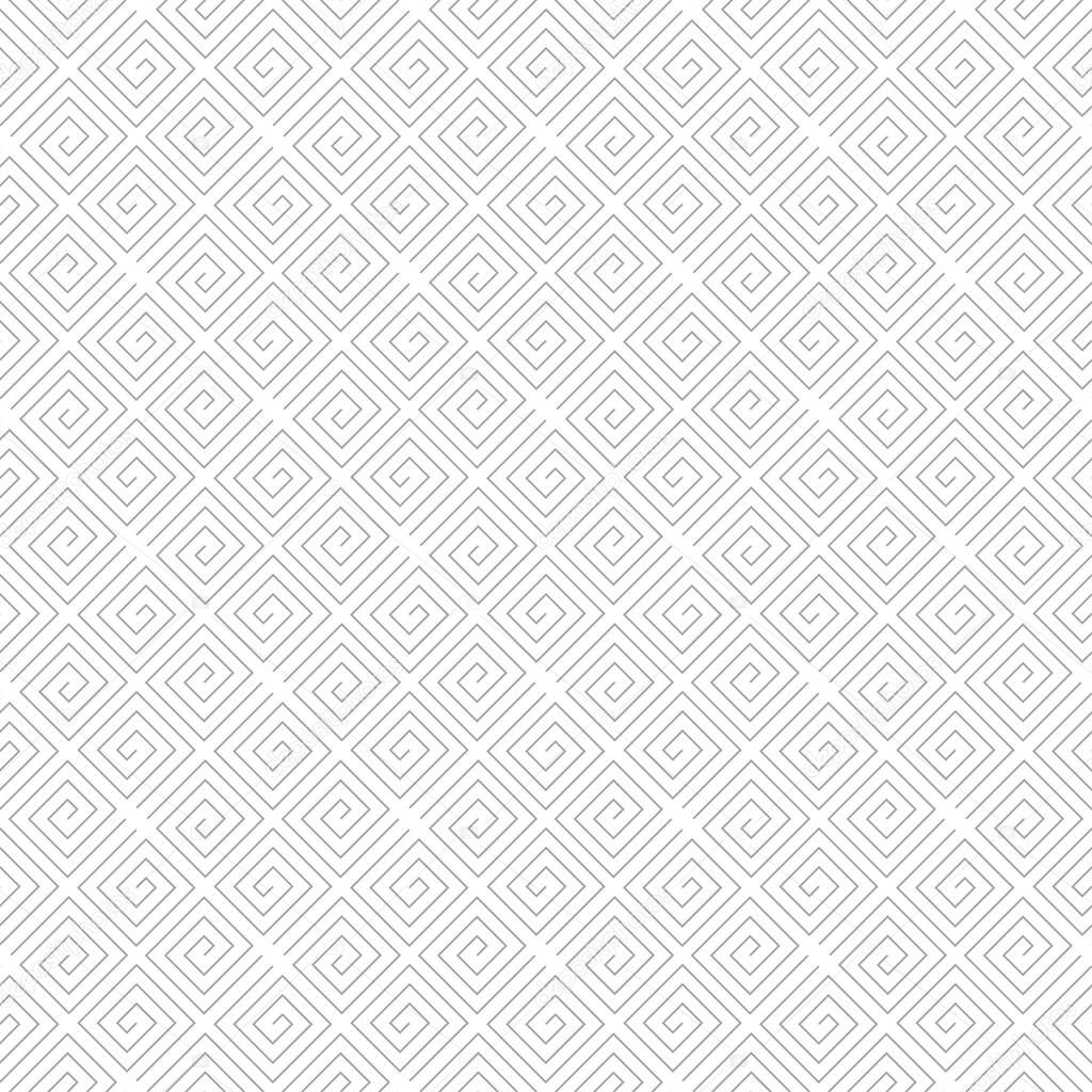 Gray geometric print on white background. Seamless pattern for web, textile and wallpapers