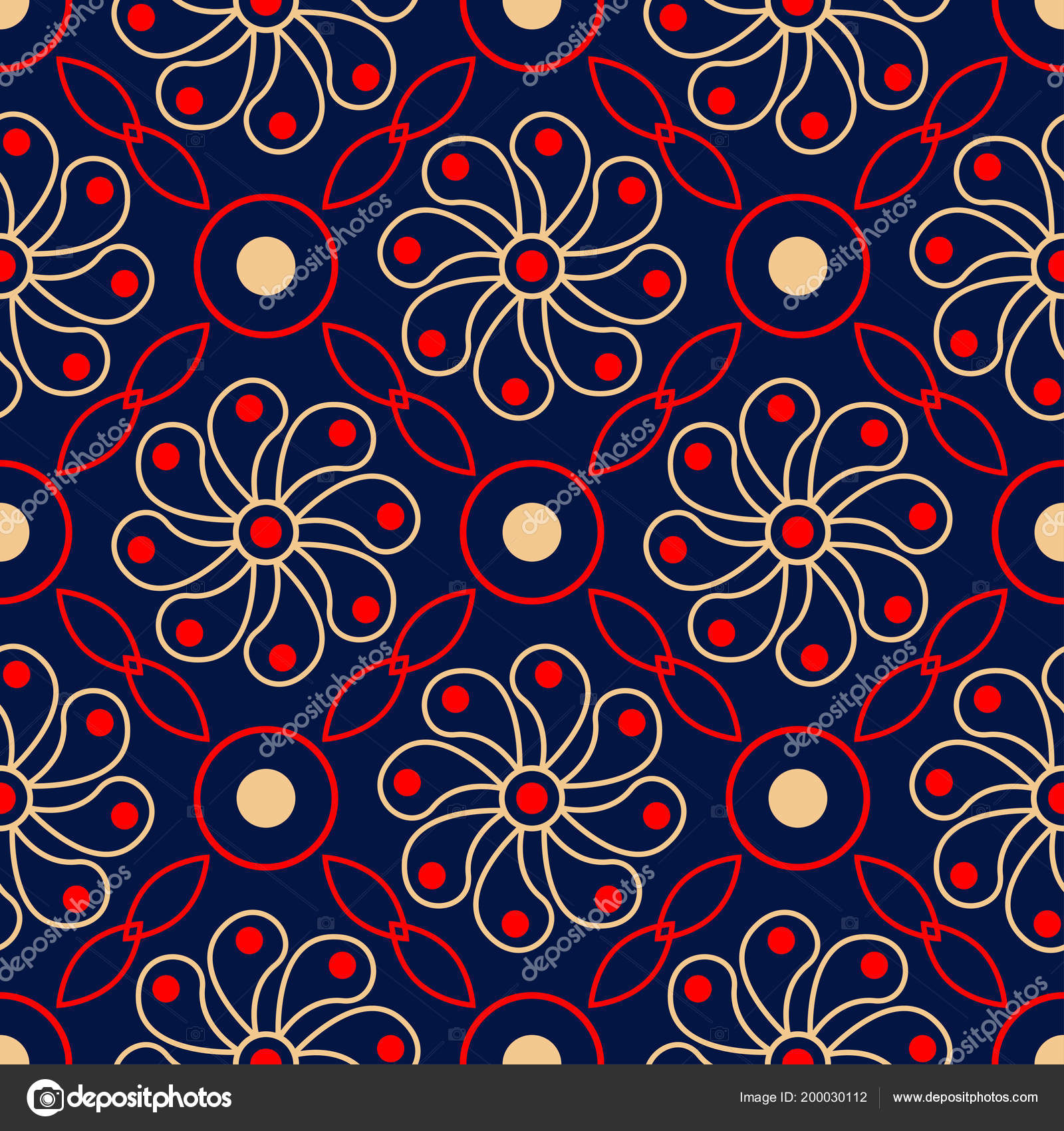 Téléchargement gratuit Images Fond Transparent Floral Bleu Avec Motif Rouge Beige Fond Pour le plus cool salutations