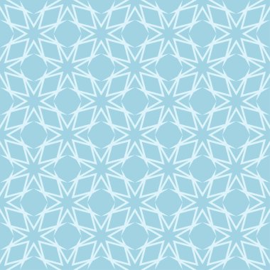 Hafif mavi geometrik seamless modeli web, Tekstil ve duvar kağıtları için