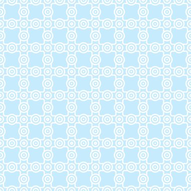 Geometrik mavi ve beyaz soyut seamless modeli. Arka plan için duvar kağıdı, tekstil