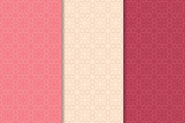 Kiraz kırmızı geometrik dikey Dikişsiz desen web, Tekstil ve duvar kağıtları için