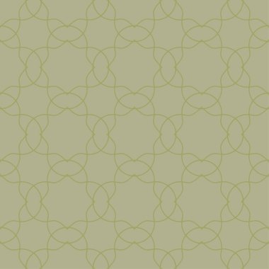 Zeytin yeşili geometrik süsleme. Web, Tekstil ve duvar kağıtları için seamless modeli