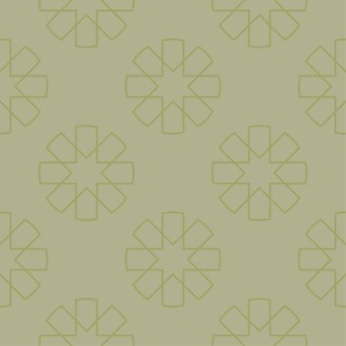 Zeytin yeşili geometrik yazdır. Web, Tekstil ve duvar kağıtları için seamless modeli