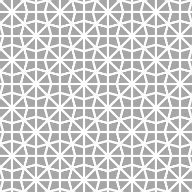Beyaz arka planda gri geometrik tasarım. Web, Tekstil ve duvar kağıtları için seamless modeli