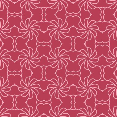 Kırmızı ve soluk pembe geometrik seamless modeli web, Tekstil ve duvar kağıtları için