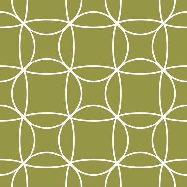 Geometrik süsleme. Zeytin yeşili ve beyaz seamless modeli web, Tekstil ve duvar kağıtları için