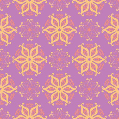 Çiçek renkli seamless modeli. Parlak arka plan duvar kağıtları, Tekstil ve kumaş için