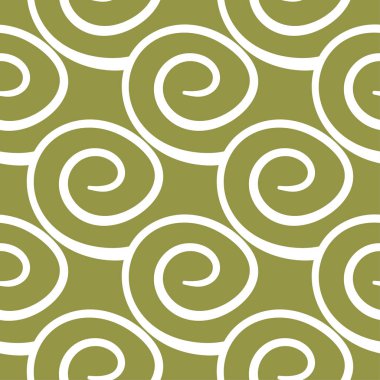 Zeytin yeşili ve beyaz geometrik süsleme. Web, Tekstil ve duvar kağıtları için seamless modeli