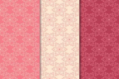 Çiçek sorunsuz süsler. Kiraz kırmızısı dikey arka planlar