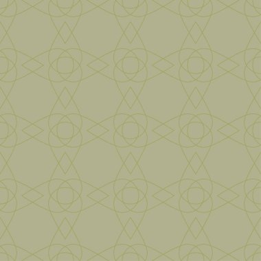 Zeytin yeşili geometrik seamless modeli web, Tekstil ve duvar kağıtları için