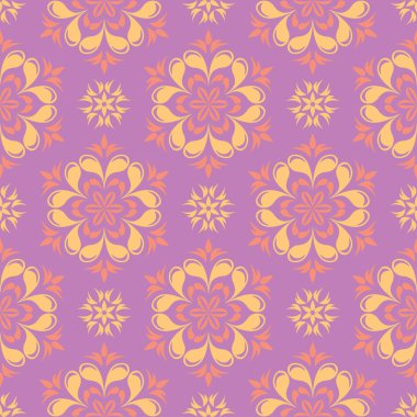 Çiçek seamless modeli. Renkli arka plan duvar kağıtları, Tekstil ve kumaş için