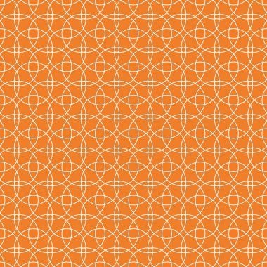 Turuncu geometrik süsleme. Web, Tekstil ve duvar kağıtları için seamless modeli