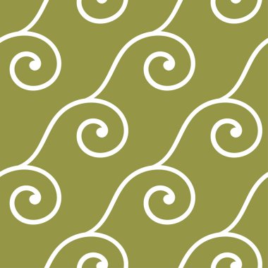 Zeytin yeşili ve beyaz geometrik seamless modeli web, Tekstil ve duvar kağıtları için