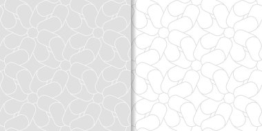 Web, Tekstil ve duvar kağıtları için ışık gri geometrik Dikişsiz desen