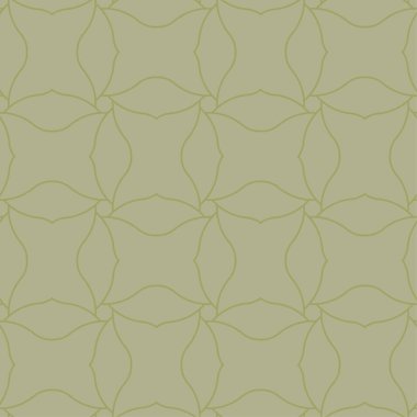 Zeytin yeşili geometrik yazdır. Web, Tekstil ve duvar kağıtları için seamless modeli