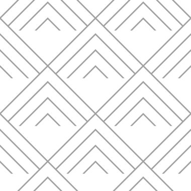 Işık gri geometrik süsleme. Web, Tekstil ve duvar kağıtları için seamless modeli