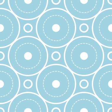 Lacivert ve beyaz geometrik süsleme. Web, Tekstil ve duvar kağıtları için seamless modeli