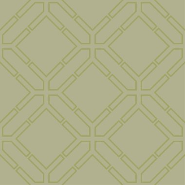 Zeytin yeşili geometrik süsleme. Web, Tekstil ve duvar kağıtları için seamless modeli