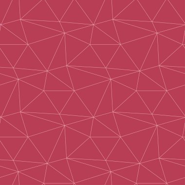 Kırmızı ve soluk pembe geometrik süsleme. Web, Tekstil ve duvar kağıtları için seamless modeli