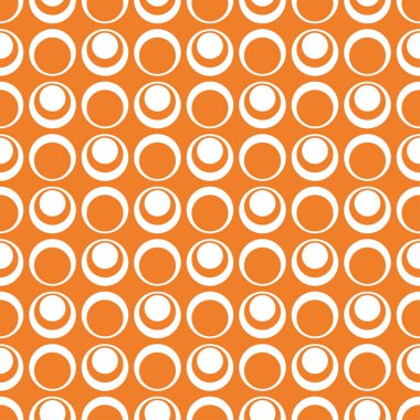 Turuncu geometrik süsleme. Web, Tekstil ve duvar kağıtları için seamless modeli