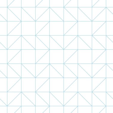 Beyaz ve mavi geometrik seamless modeli