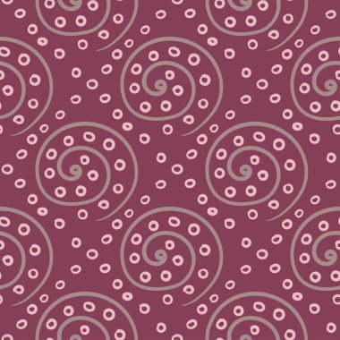 Geometrik öğelerle seamless modeli. Kumaşlar, duvar kağıtları ve Tekstil için koyu kırmızı arka plan