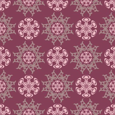 Çiçek kırmızı sorunsuz arka plan. Desen duvar kağıtları, Tekstil ve kumaş için