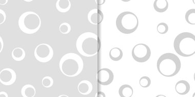 Açık gri geometrik yazdırır. Web, Tekstil ve duvar kağıtları için dikişsiz desen seti