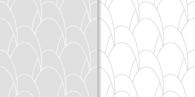 Web, Tekstil ve duvar kağıtları için dikişsiz desen ışık gri geometrik dizi