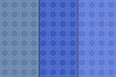 Mavi geometrik dikey Dikişsiz desen web, Tekstil ve duvar kağıtları için