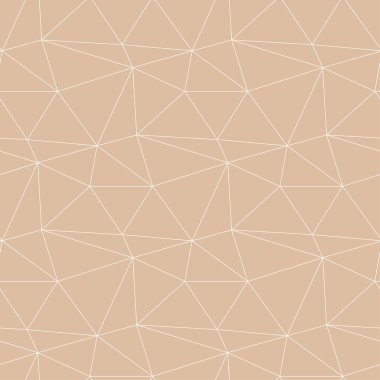Bej ve beyaz geometrik süsleme. Web, Tekstil ve duvar kağıtları için seamless modeli