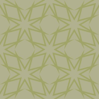Zeytin yeşili geometrik seamless modeli web, Tekstil ve duvar kağıtları için