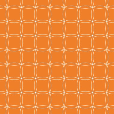 Turuncu geometrik seamless modeli web, Tekstil ve duvar kağıtları için