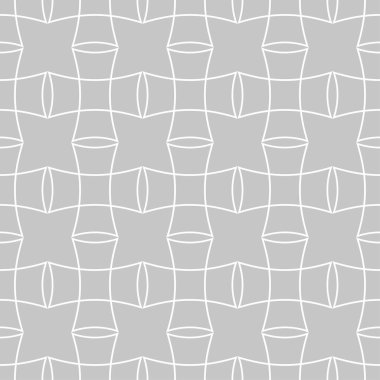 Gri ve beyaz geometrik süsleme. Web, Tekstil ve duvar kağıtları için seamless modeli