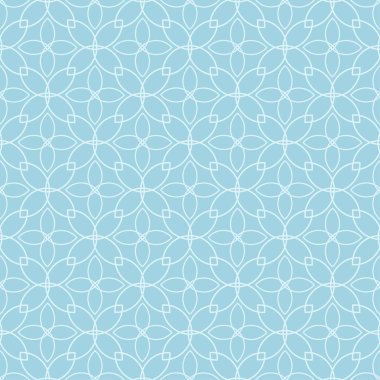 Hafif mavi geometrik tasarım. Web, Tekstil ve duvar kağıtları için seamless modeli