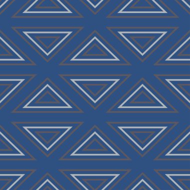 Geometrik seamless modeli. Koyu mavi arka plan duvar kağıtları, Tekstil ve kumaş için