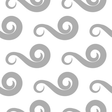 Tekstil, kumaş veya duvar kağıtları için soyut seamless modeli. Gri ve beyaz arka plan