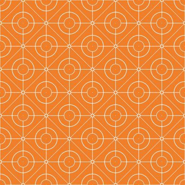 Turuncu geometrik yazdır. Web, Tekstil ve duvar kağıtları için seamless modeli