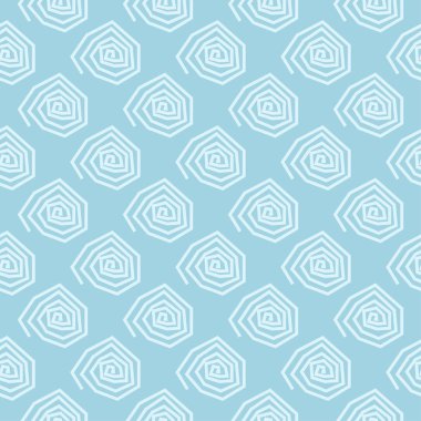 Hafif mavi geometrik tasarım. Web, Tekstil ve duvar kağıtları için seamless modeli