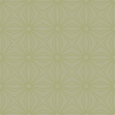 Zeytin yeşili geometrik süsleme. Web, Tekstil ve duvar kağıtları için seamless modeli